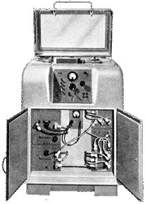 Photo of the EMI BRT1  reel tape recorder provided to the Museum of Magnetic Sound Recording by Roger Wilmut, BBC engineer from 1960